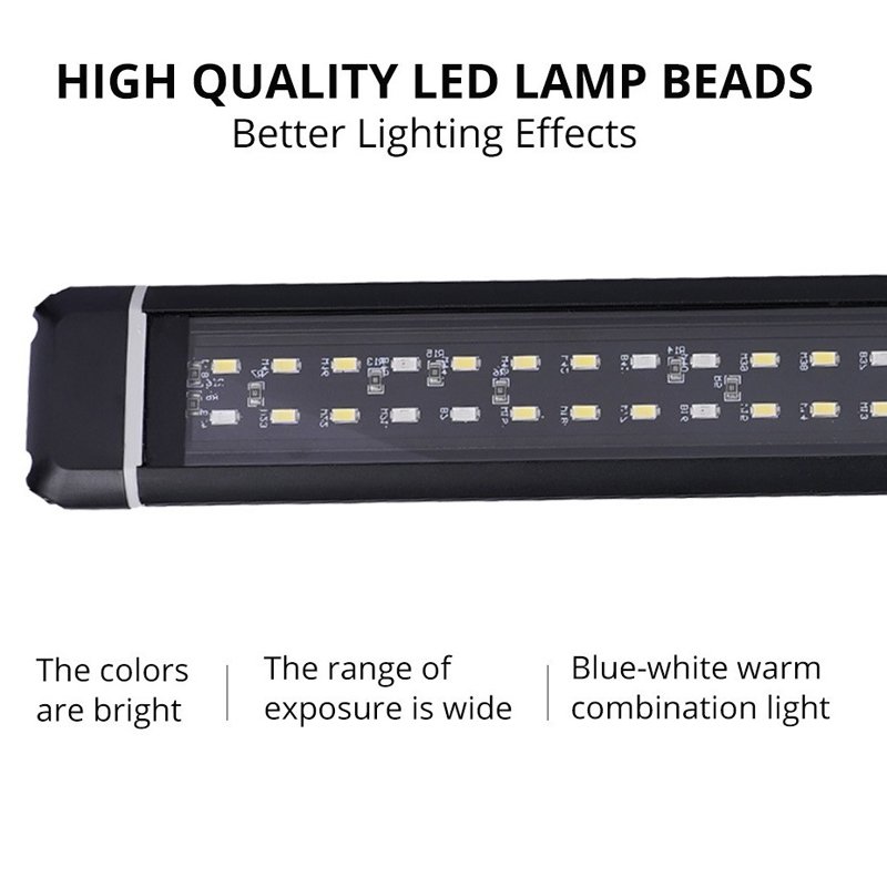 Customizable Aquarium LED Light Source IP68 Waterproof RGB LED Lighting 24/7 Operation with Changeable Emitting Color Coral Reef