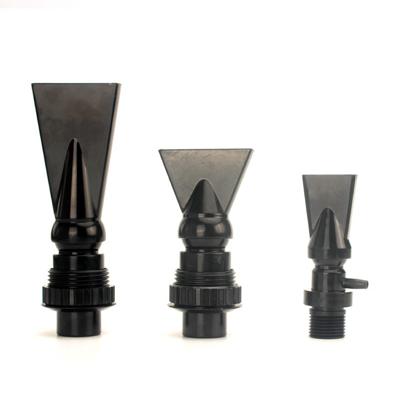 Fish tank aquarium universal duckbill nozzle submersible pump hose outlet nozzle connector 360 degrees rotating water flow