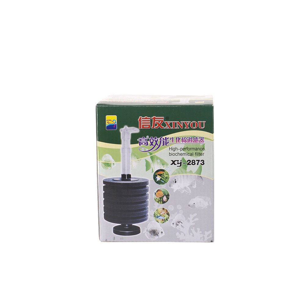 XY-2873 multifunction Air Driven 10 Layer Biochemical Bio Sponge Filter for Breeding Fry Betta Shrimp