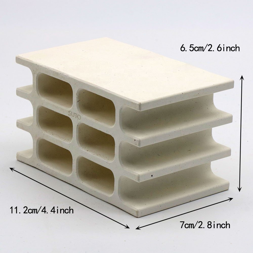 White Ceramic Aquarium Decorations Cave Betta Fish Tank Accessories Rock Cave Decor for Shrimp Cichlid Hiding Breeding