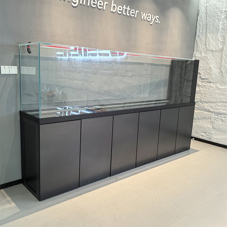 Hot sale rectangular large one piece fish tank aquarium accessories for fish tanks with bottom filter system