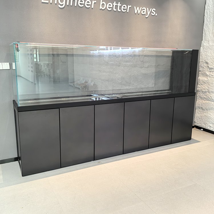 Hot sale rectangular large one piece fish tank aquarium accessories for fish tanks with bottom filter system