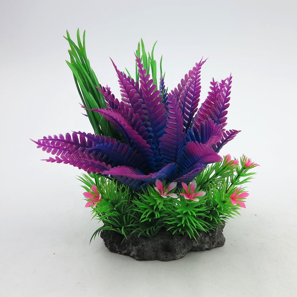 Fish Tank Aquarium plastic plants Grass Artificial Plastic Water Plant for fish tank landscaping Wholesale Aquarium Plastic