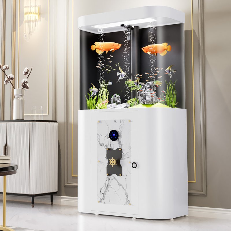 170L Aquarium fish tank Acrylic Aquarium Elegant Shape Hotel Large Acrylic Aquarium