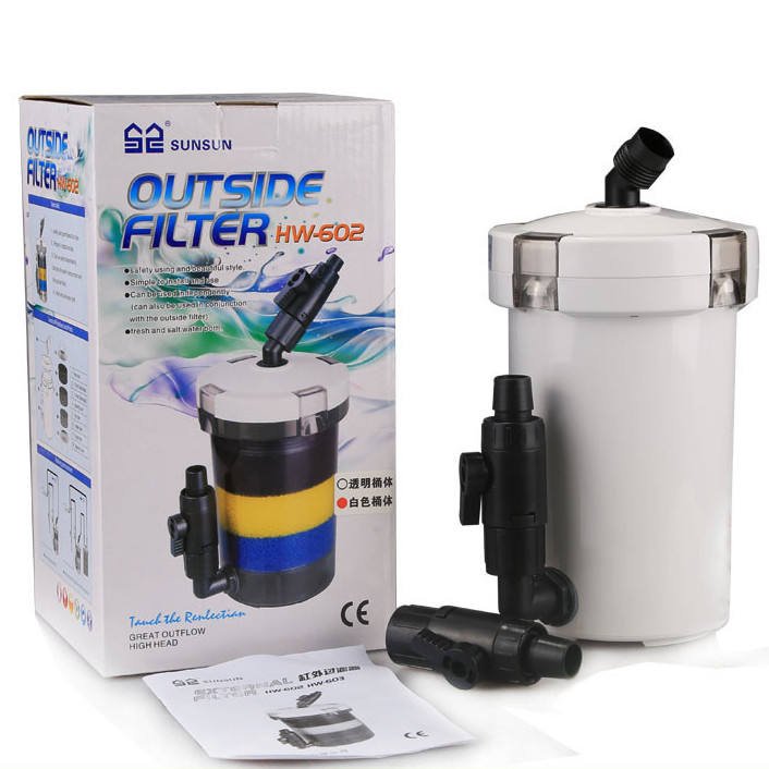 SunSun HW-603B 400l/h with 3-Stage Aquarium External Canister Filter for fish tank