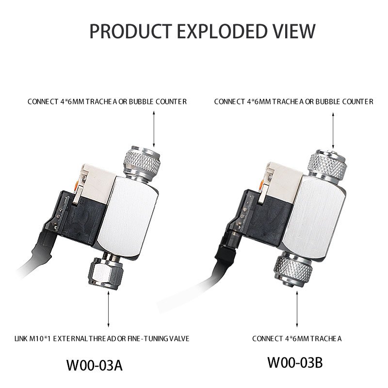 ZRDR Aquarium Co2 miniature Solenoid Valve110V-220V Low Temperature Co2 Fish Tank Electric Magnetic Valve EU US UK AU DC12V