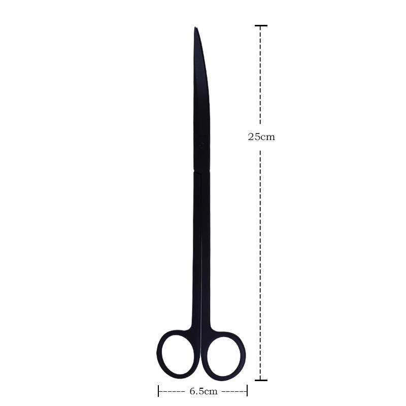 Hot Selling Stainless Steel Aquarium Clipper Scissor Curve Wave Grass Tool Water Grass Cleaning Tools