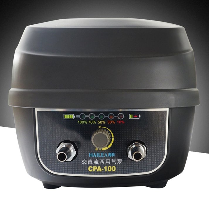 HAILEA CPA-100 / 120 AC / DC Dual Purpose Oxygen Pump Oxygen Pump Charging Portable Air Pump CPA-60 CPA-80