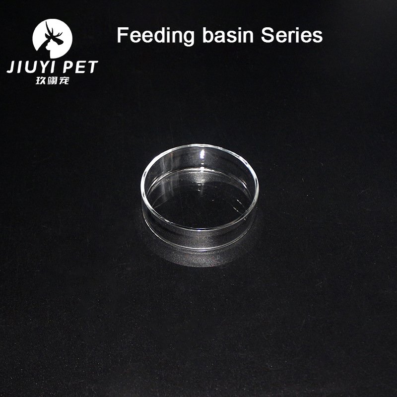 Wholesale high quality aquarium accessories Clear glass shrimp aquarium glass horn feeding tube with glass plate