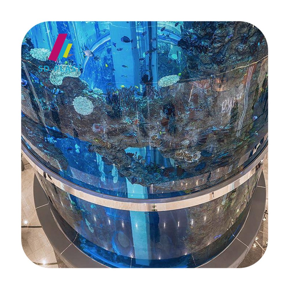 SD Luxury Modern Design Large Acrylic Aquarium Acrylic Fish Tank Aquarium
