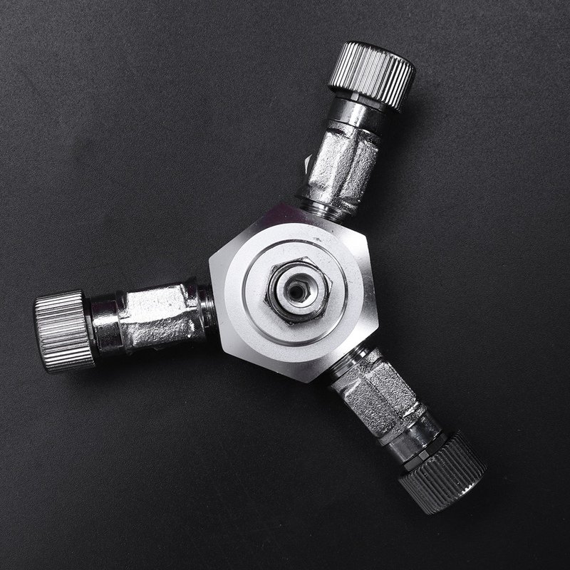 Aquarium Fish Tank 3 Way Air Pump Co2 Regulator Solenoid Cylinder Splitter Tap Connector Carbon Dioxide Multipass Shunt