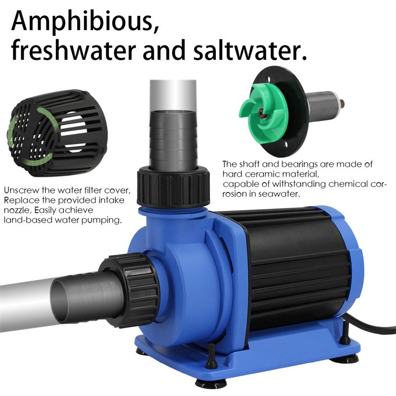 20000L/H Adjustable Aquarium Submersible Pump Fish Pond DC Water Pump Fish Tank Pumps Various Flow Koi Pond Pump