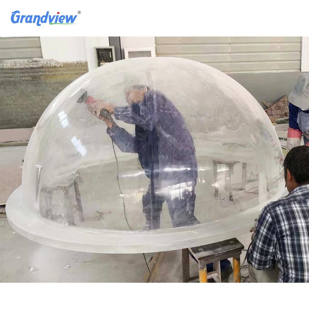 custom size acrylic bowl large dome aquarium acrylic large plastic hemisphere dome