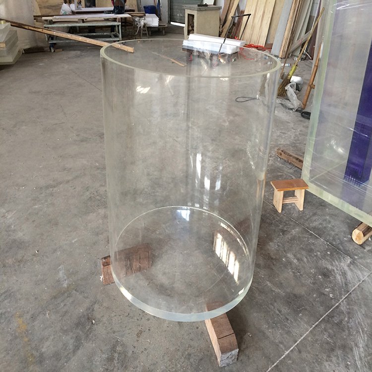 Round Aquarium cylindrical fish tank Acrylic Aquarium Elegant Cylinder Shape Hotel Large Acrylic Aquarium