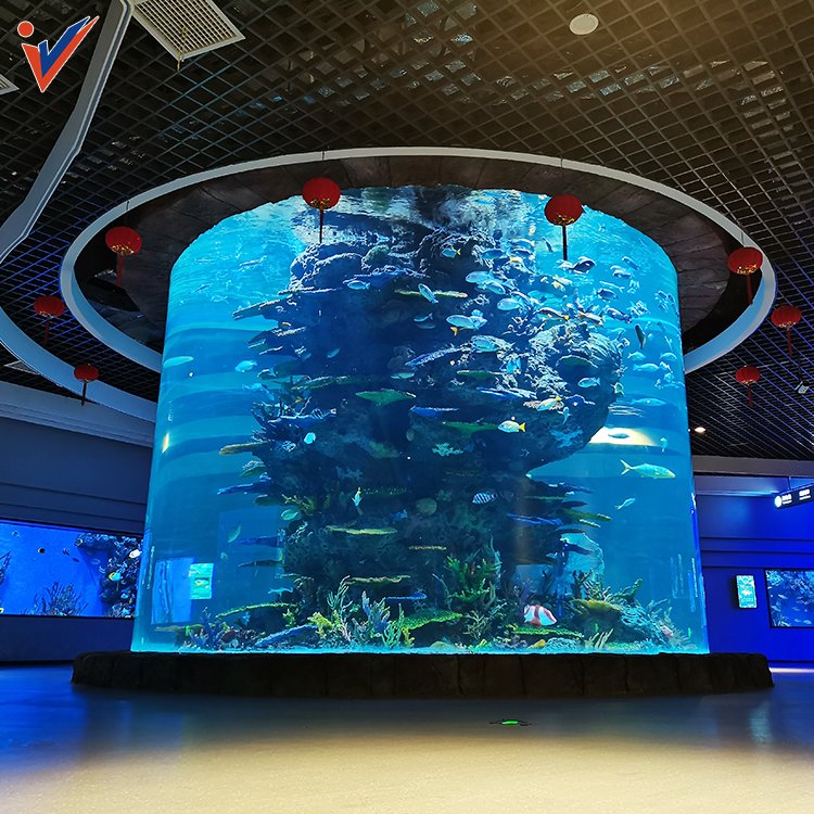 2025 New Style Elegant Quality Non Yellowing Clear Fish Tank, Clear Acrylic aquarium Square