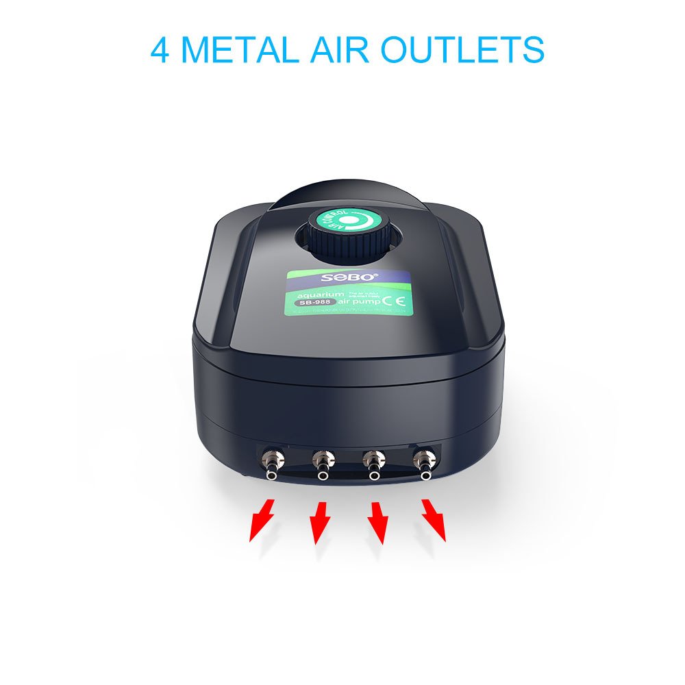 SOBO aeration pump fish tank oxygen pump small silent oxygenation machine fish breeding oxygenation mechanism SB-988 SB-948