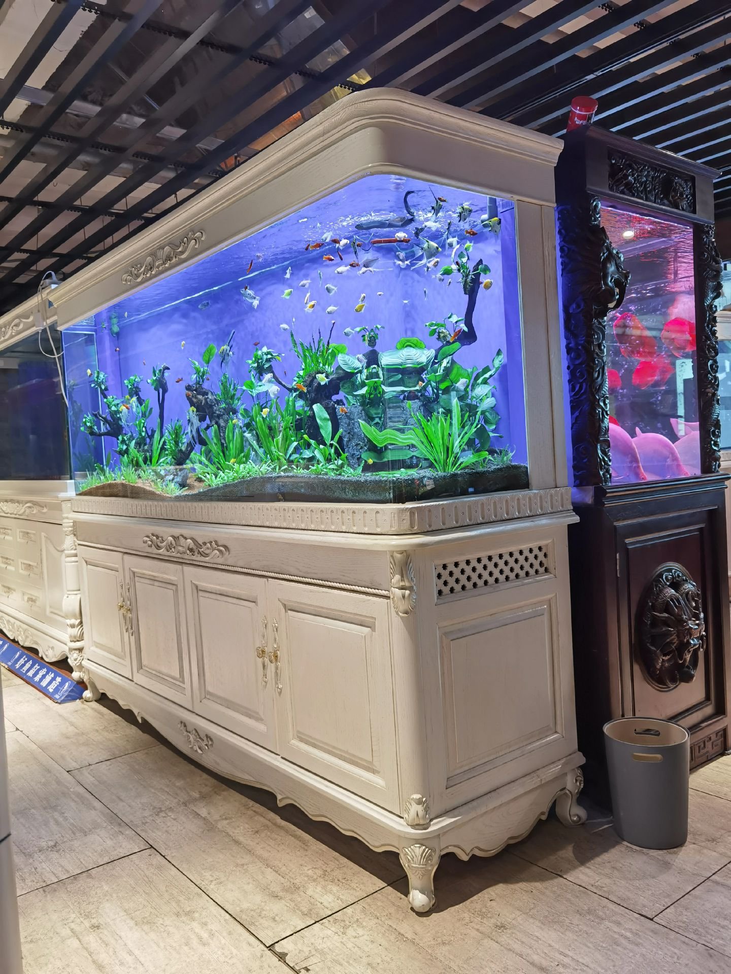 Glass Fish Tank Aquarium Acrylic Tank Customizable High Crystal Plastic Tank for Sale Aquariums & Accessories 5l UV Protection