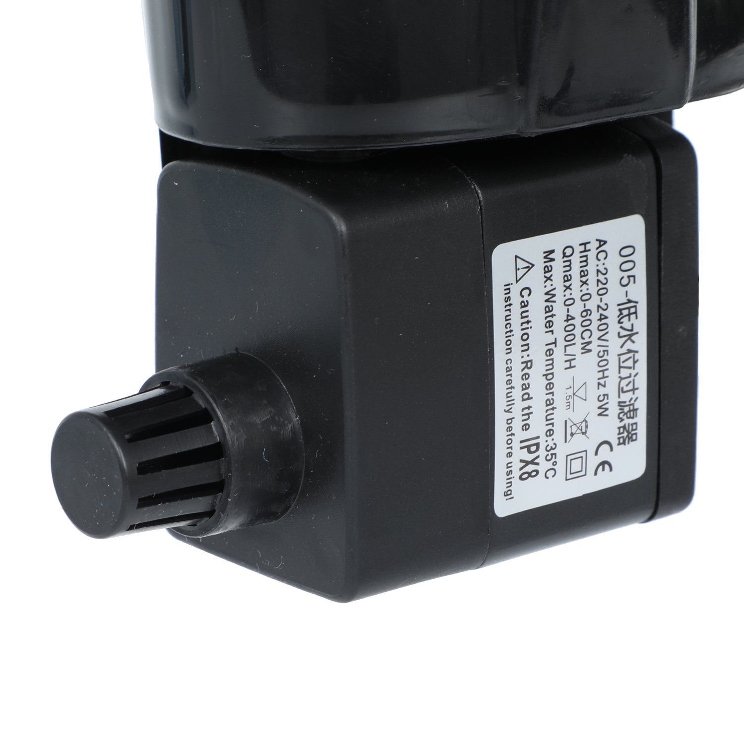 Aquarium Internal Filter 3 to 20 Gallons, for Turtle Tanks, Reptiles, Amphibians, Frog,or Fish Tank