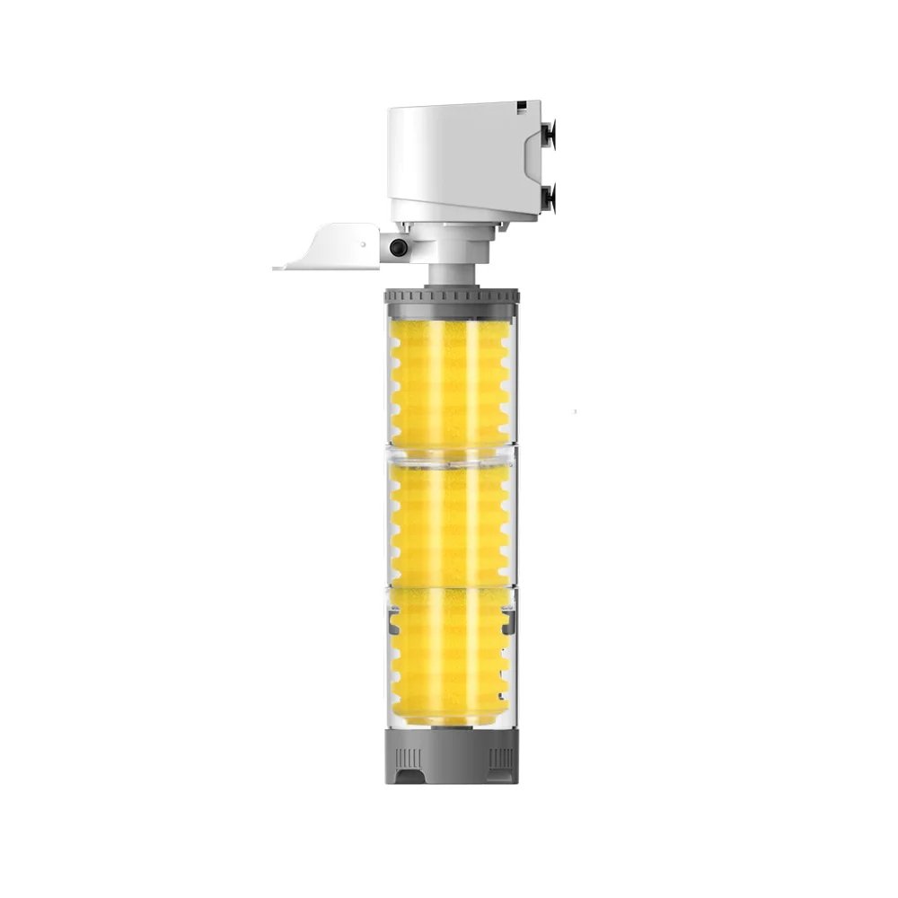 Yee Six Functions Sponge Bulit-in Fish Tank Filter Pump Internal Canister Aquarium Filters with Multi-layers