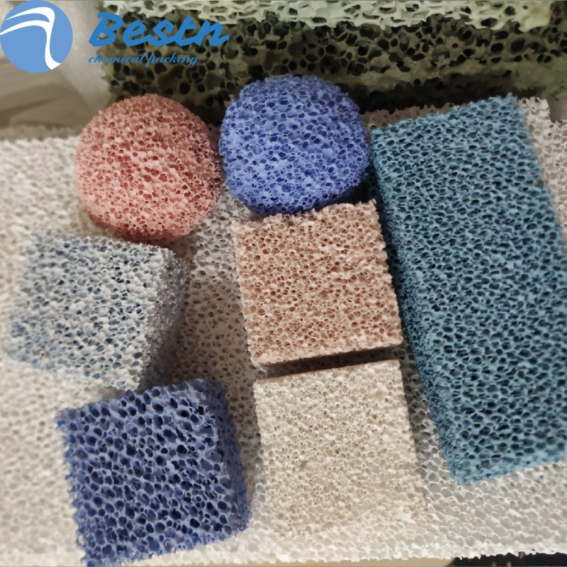 Aquarium Foam Filter Media Bacteria House Cube Multi Colour Culture Brick for Koi Pond Filtration