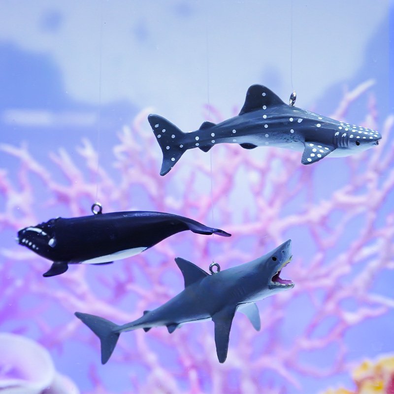 High Quality Simulation Resin Marine animals Whale model Floating ornament Artificial Fish Tank decoration