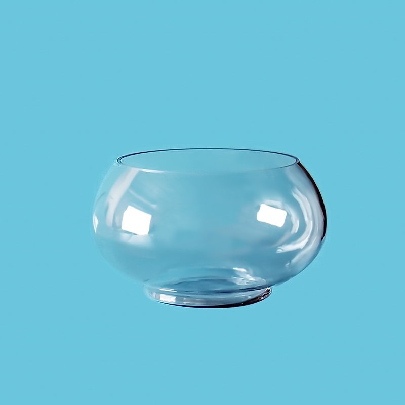 Big Man Blown Transparent Glass Fish Bowl Tank Aquarium