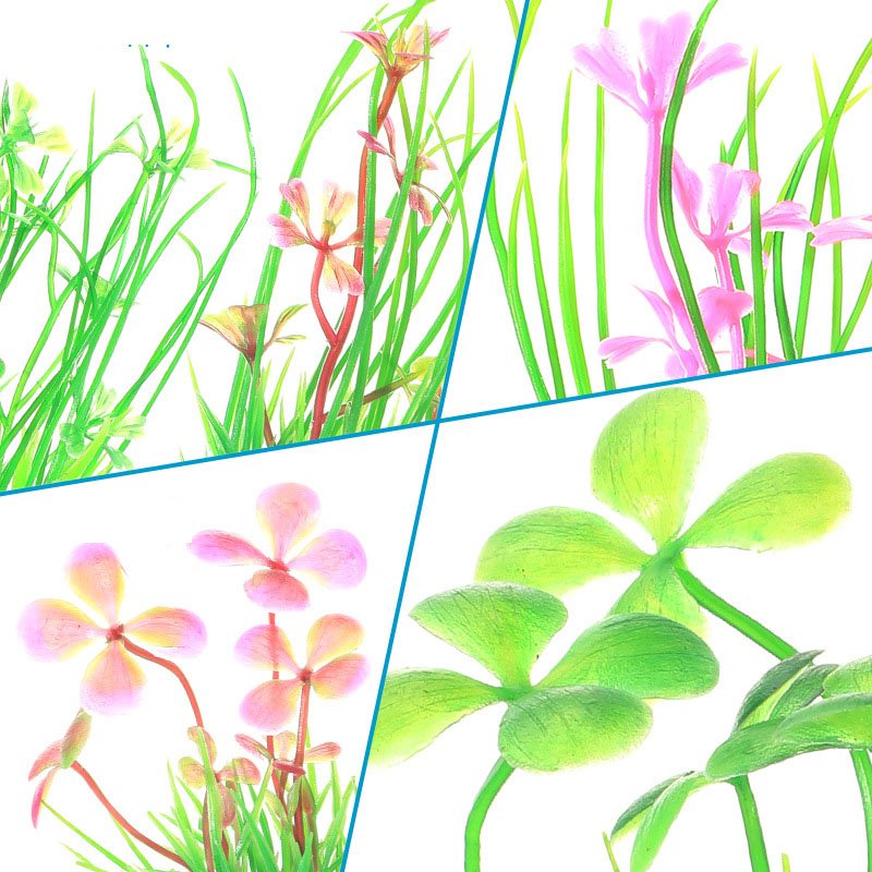 Hot selling Aquarium Fish Tank Decoration Plastic Artificial Aquarium Plants