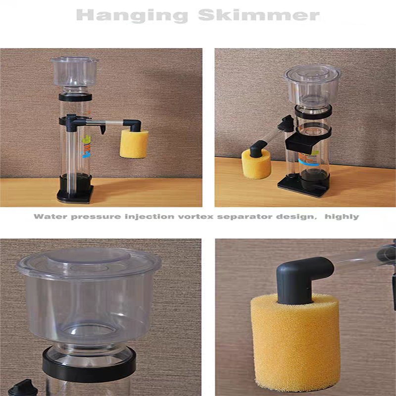 Factory Wholesale Plastic Large Hang on Aquarium Protein Skimmer with 21W/30W Water Pump for Freshwater Seawater Fish Tank