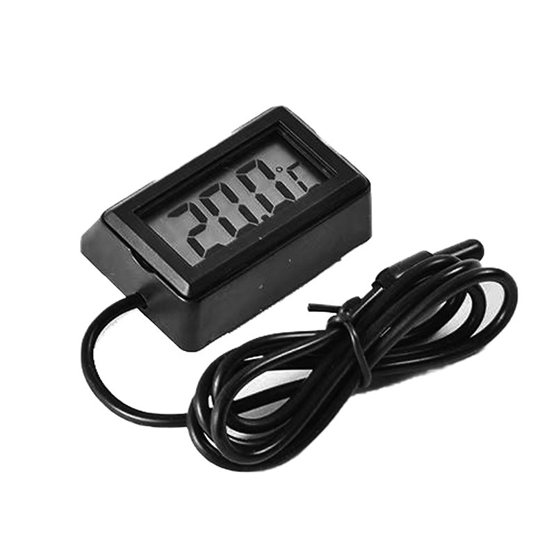 WEIPRO MT-10 Aquarium Thermometer with LCD Display Plastic Parts for Water Usage Fish Tank Reptile Terrarium Temperature Monitor