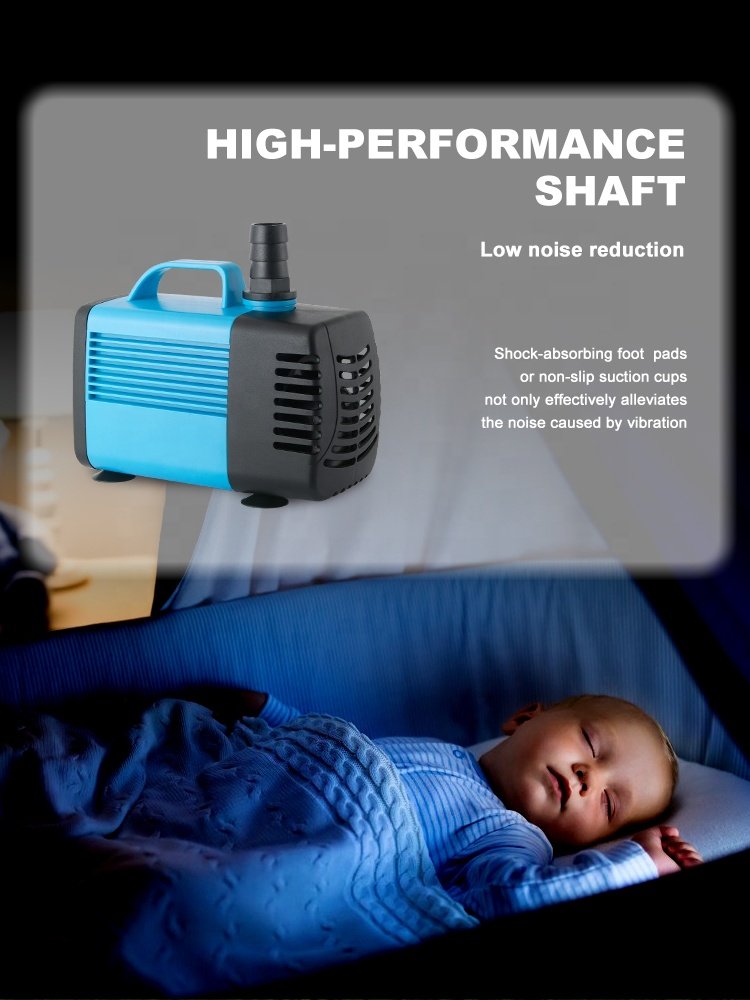 Hot sale aquarium air pump strong power aquarium oxygen pump quiet circulation submersible aquarium pump