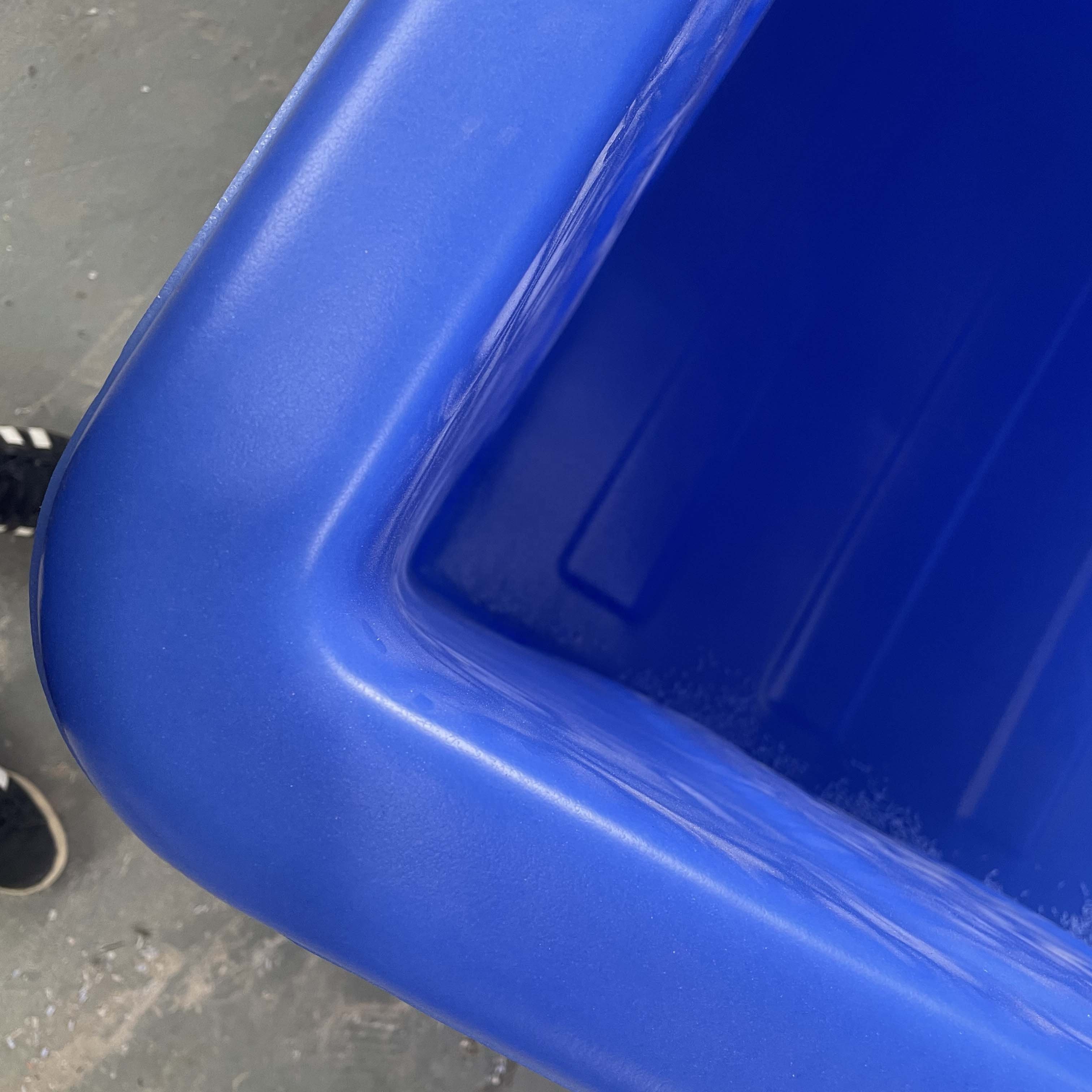 4000 liters plastic uv resistant outdoor aquaculture pond large aquaponic fish farming tank