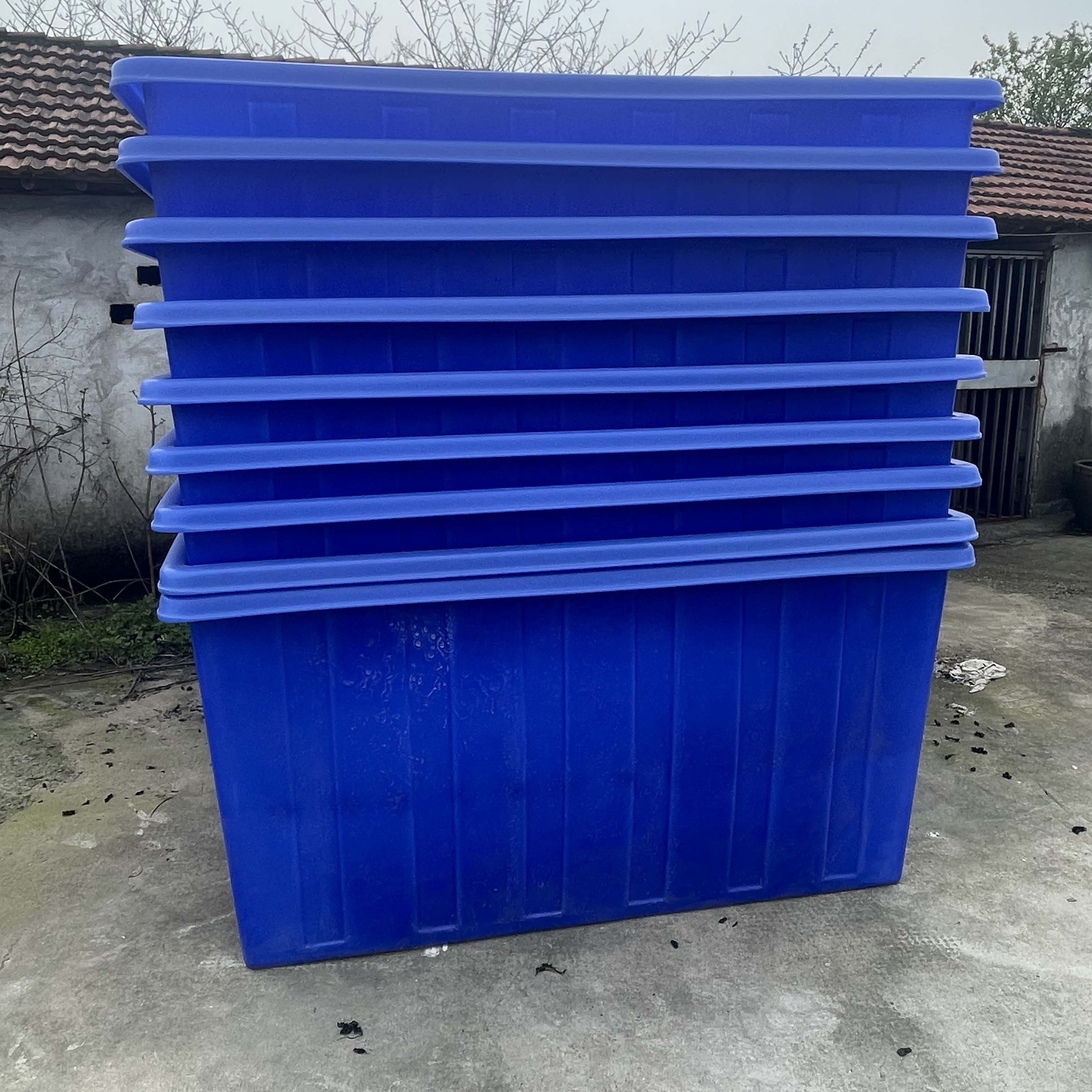 4000 liters plastic uv resistant outdoor aquaculture pond large aquaponic fish farming tank