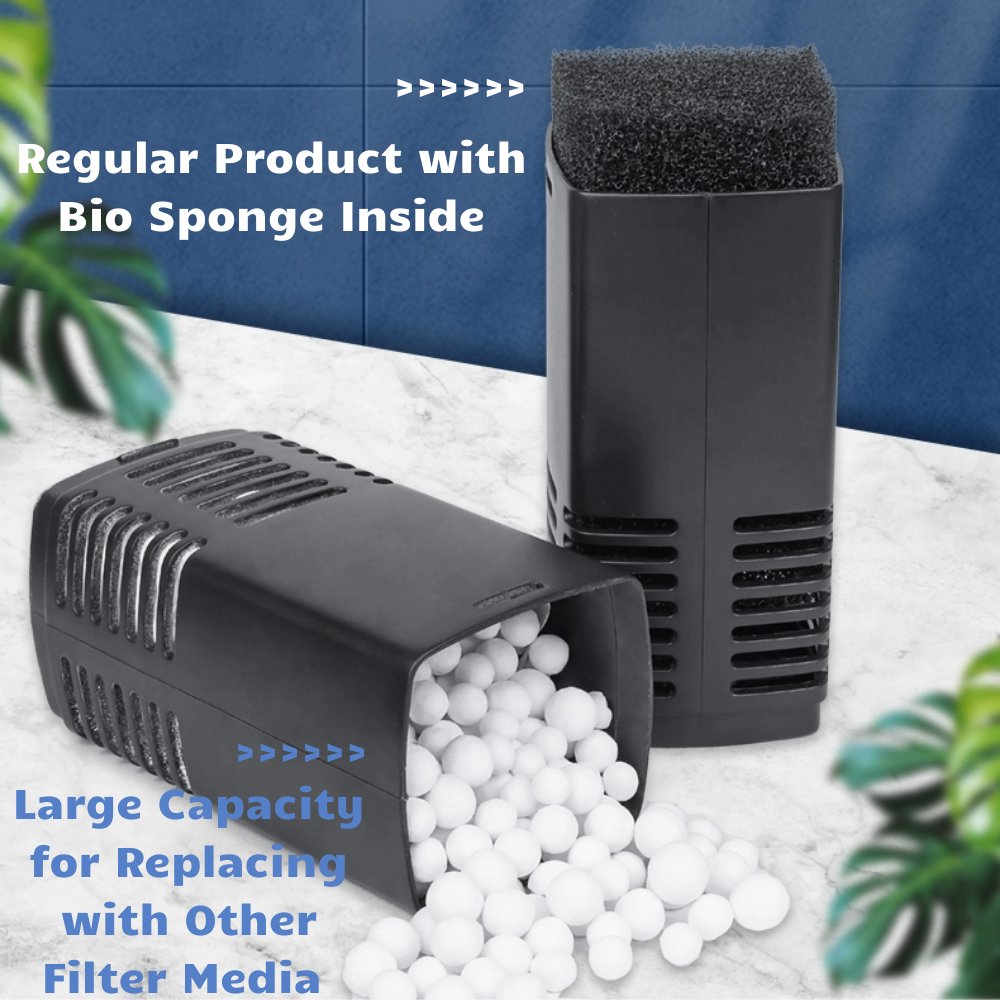 2024 New wn Submersible Internal Aquarium Filter Biochemical Filtration Powerful Fish Tank Filter