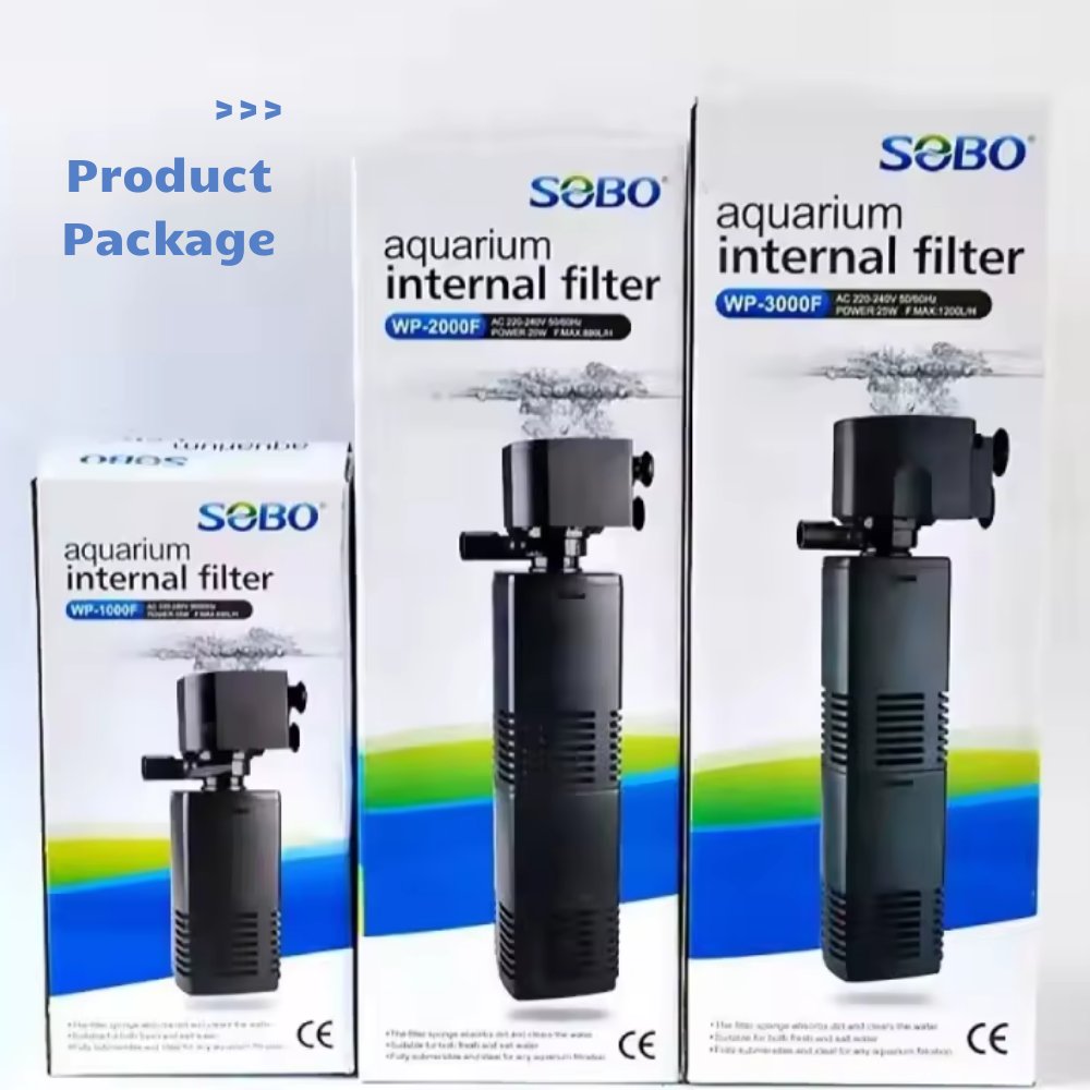 2024 New wn Submersible Internal Aquarium Filter Biochemical Filtration Powerful Fish Tank Filter