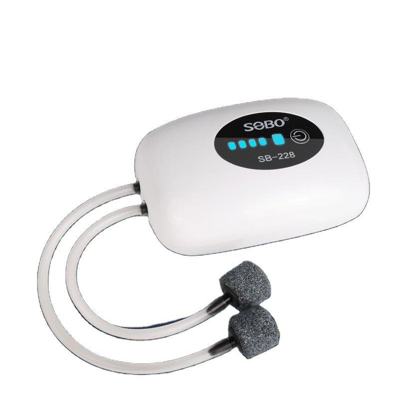 4800mAh Aquarium Oxygen Air Pump Compressor Fish Tank USB Charging Portable Exhaust Ultra Silent Mute Outdoor Fishing Pet