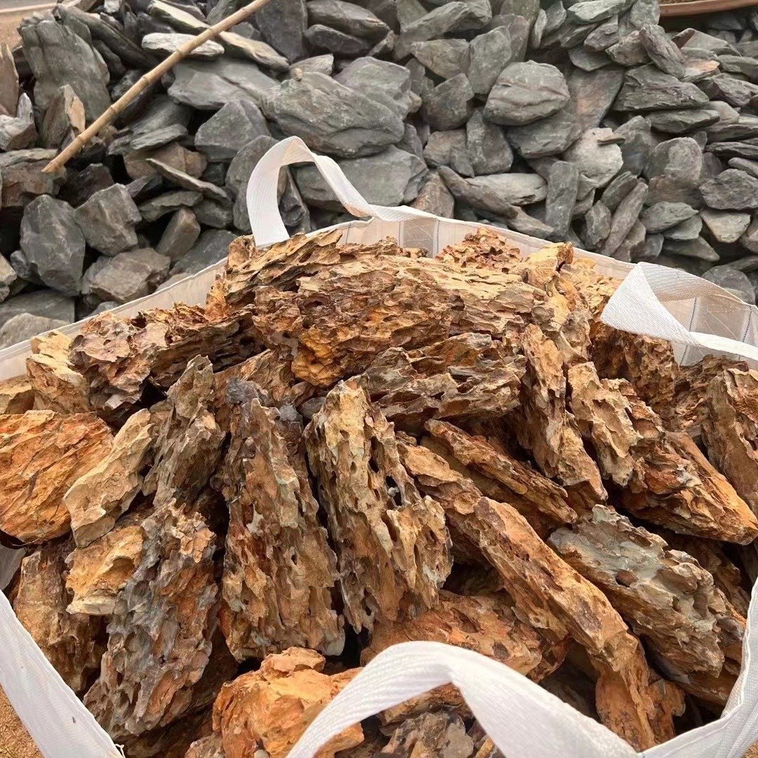 Fish tank Landscaping stone aquarium landscaping Fine pine skin stone for aquarium landscaping