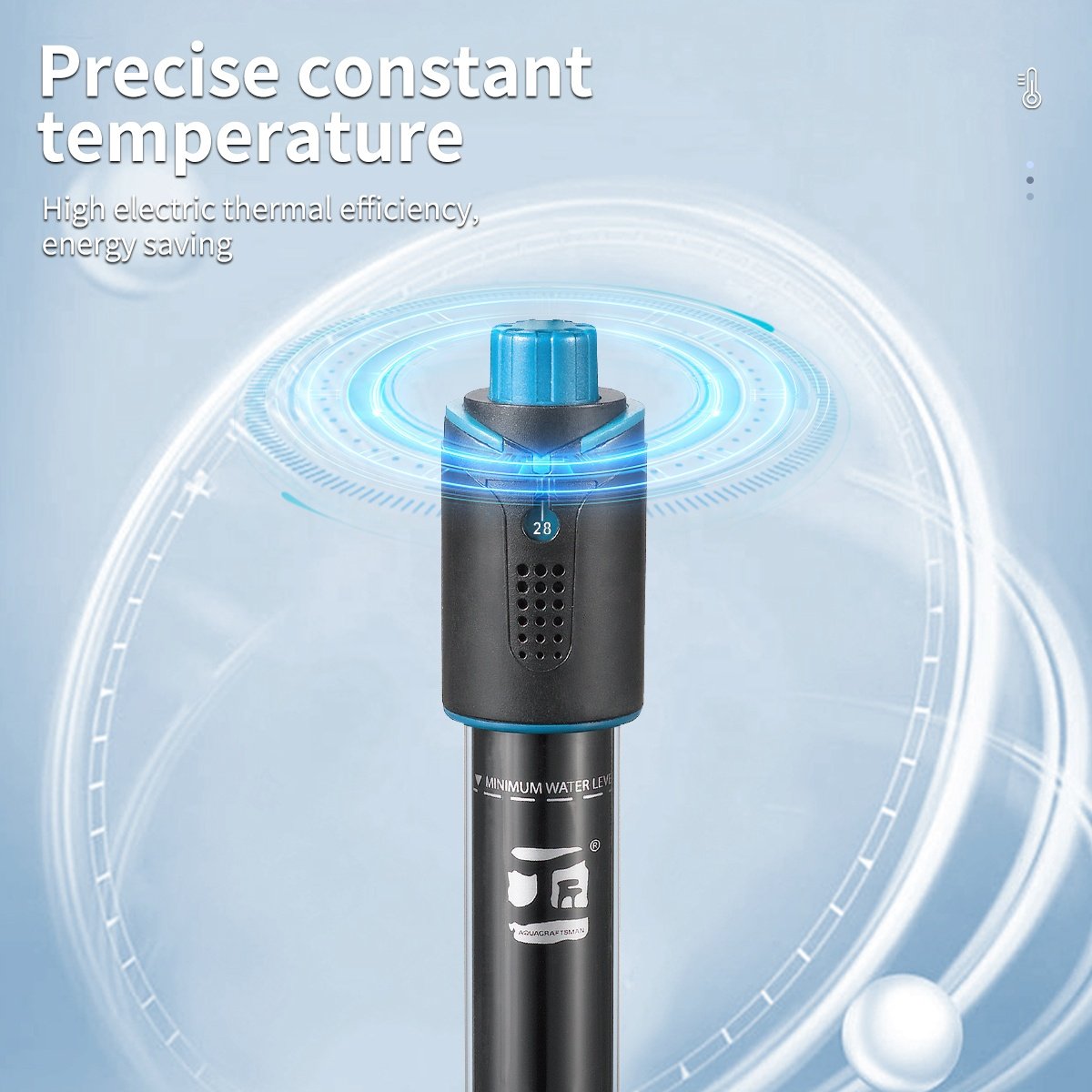 Mechanical heating Aquarium Heater Fish Tank Constant Temperature Thermometers For Aquarium Accessories Heating rod 300W