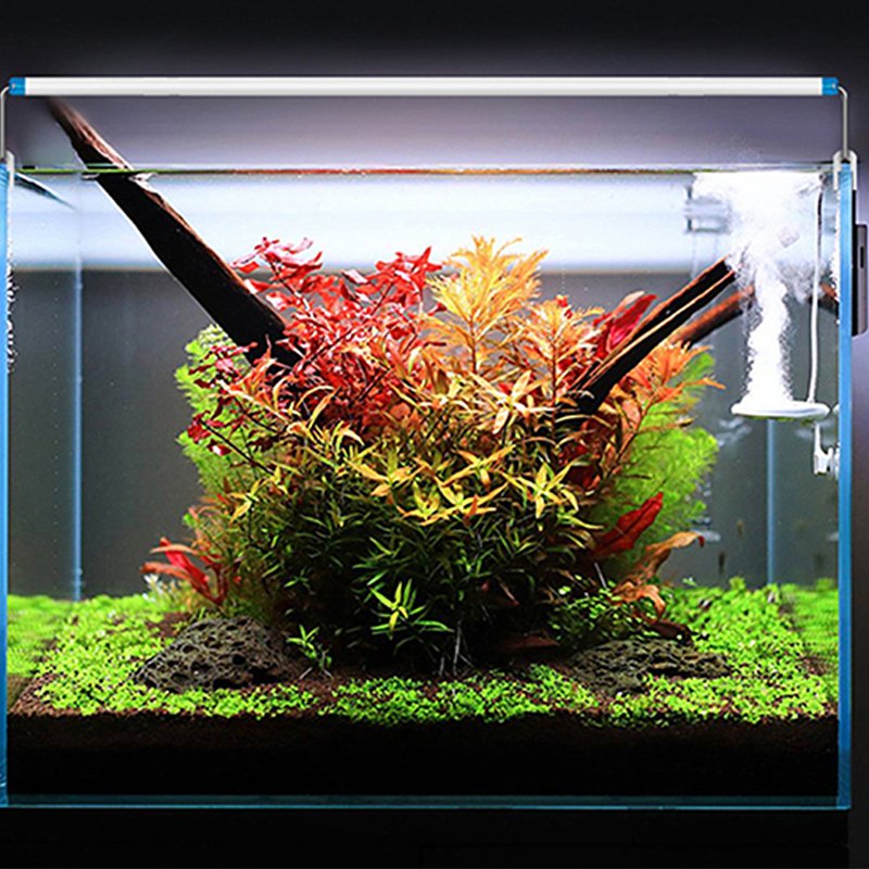 18-75CM Super Slim LEDs Aquarium Lighting Aquatic Plant Light Extensible Waterproof Clip on Lamp Fish Tanks Accessories 90-260V