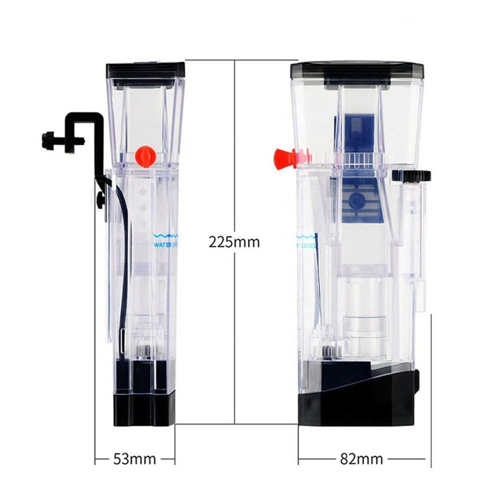 Bubble Magus Mini Q DC5V AIO Sumpless Silicone Aquarium Internal Protein Skimmer for Saltwater Small Fish Tank Up to 20 Gallons