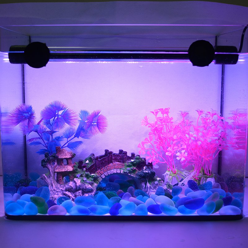 High brightness professional fish tank arowana red diving 12w LED light plant tank aquarium light