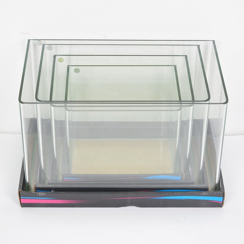 E-commerce same style multifunctional rear filter fish tank glass fish tank rear filter right angle glass aquarium fish tank
