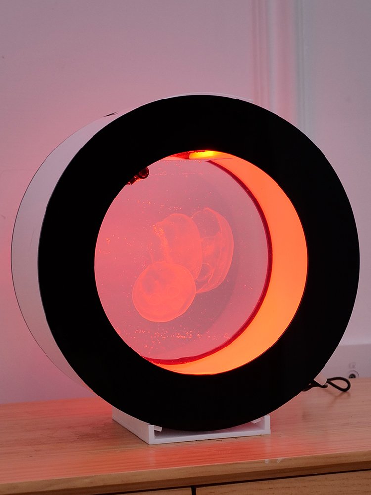 Desktop Acrylic Jellyfish Tank Small Aquarium Household Gift Round Aquarium Creative Fish Tank Aquariums