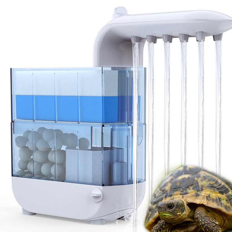 Fish Tank Turtle Tank Water Purification Filter with Bio-Filter Sponge
