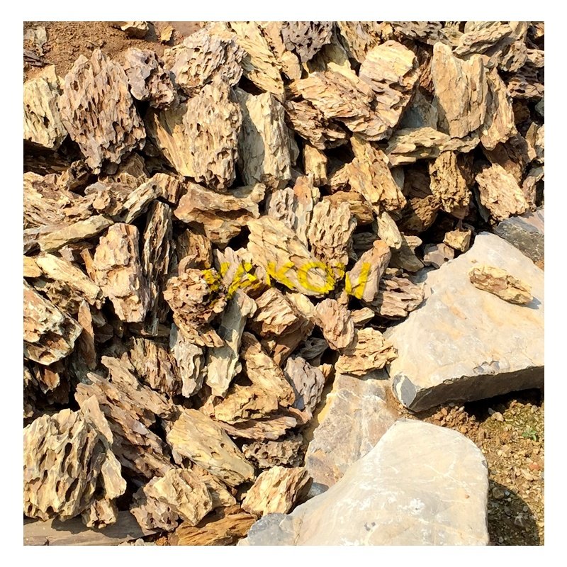 10-50cm Irregular Brown Stocked Sustainable Ohko Stone Aquarium Dragon Stone Rock