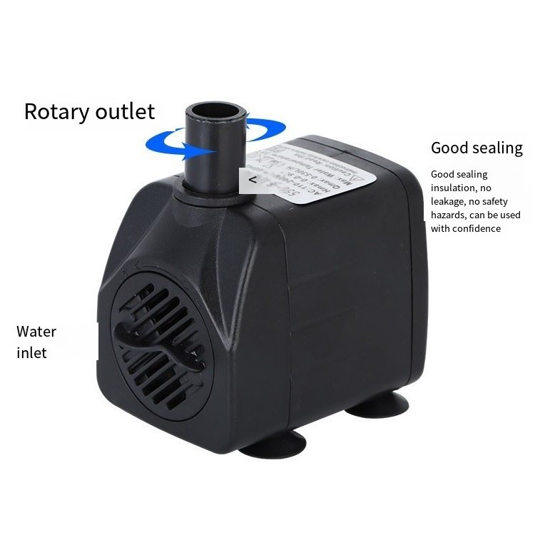 Silent fountain pump Submersible pump fish tank multi-function Aquarium mini pump