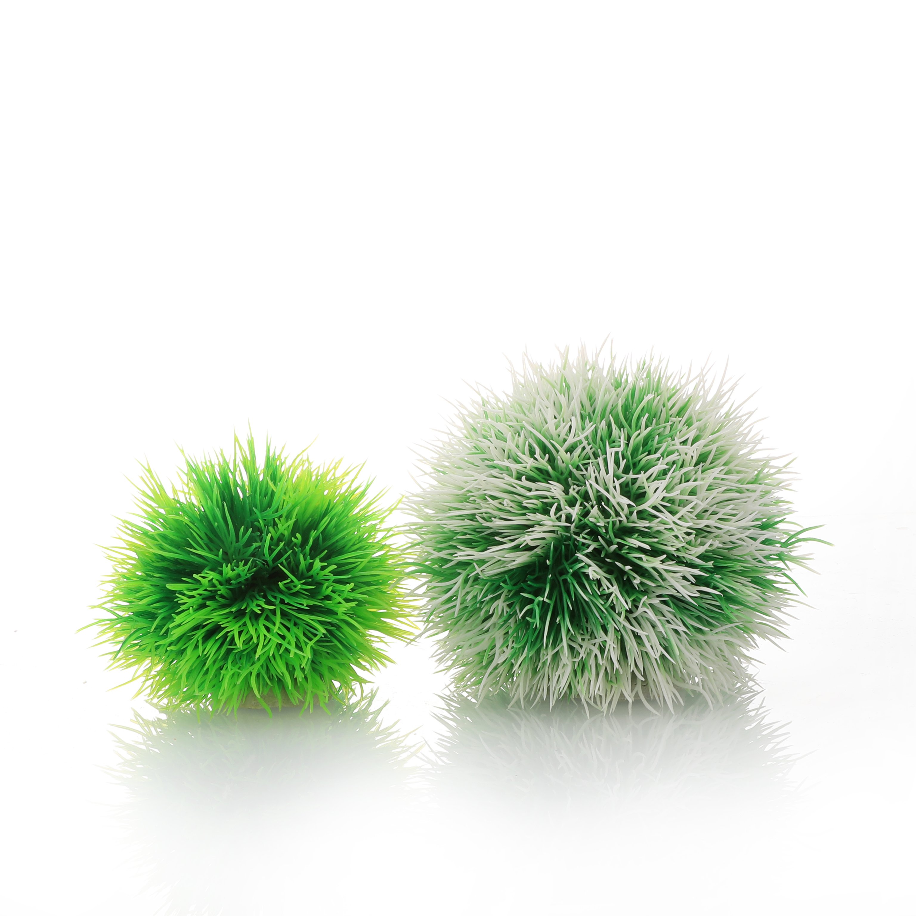 Aquarium Artificial Plastic Plants Fish Tank Decoration Green Grass Ball Simulated Aquatic Plants for Aquarium Landscaping