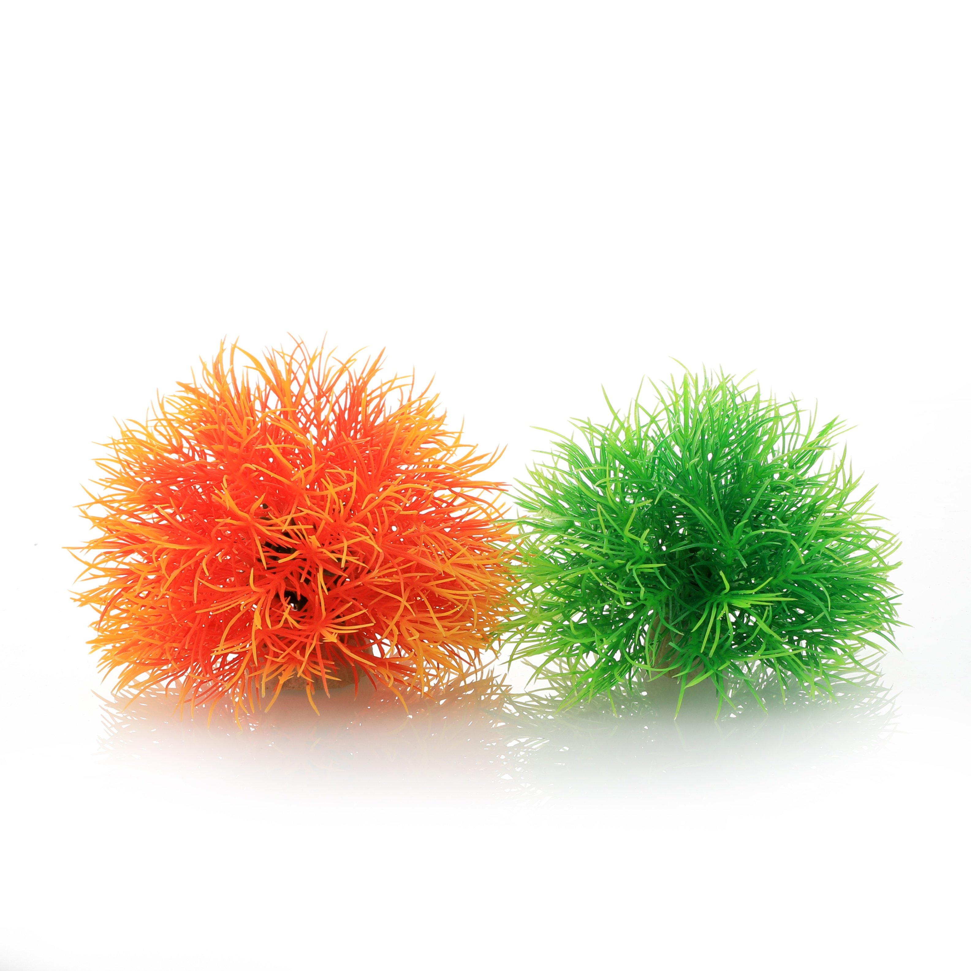Aquarium Artificial Plastic Plants Fish Tank Decoration Green Grass Ball Simulated Aquatic Plants for Aquarium Landscaping