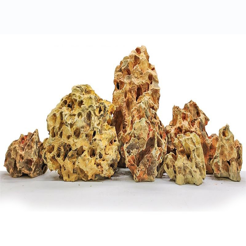 2024 New wn Aquarium Rock Honeycombed Stone