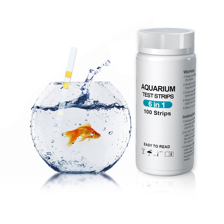 6 in 1 Aquarium Fish Tank Water Test Strips