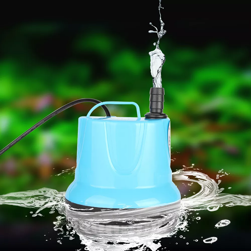 Zaohetian AC220V 100W Low water level bottom suction pump Cold air fan pump aquarium submerbible pump